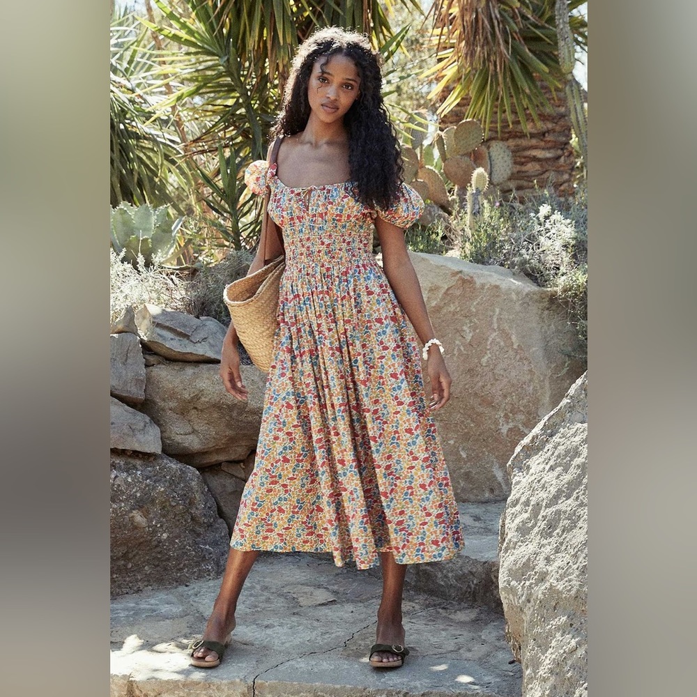 Liberty Quinn Dress in Poppy & Daisy Floral NWT